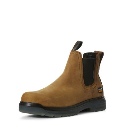 Ariat Turbo Chelsea Kahverengi Iş Ayakkabıları Erkek (41252-607)